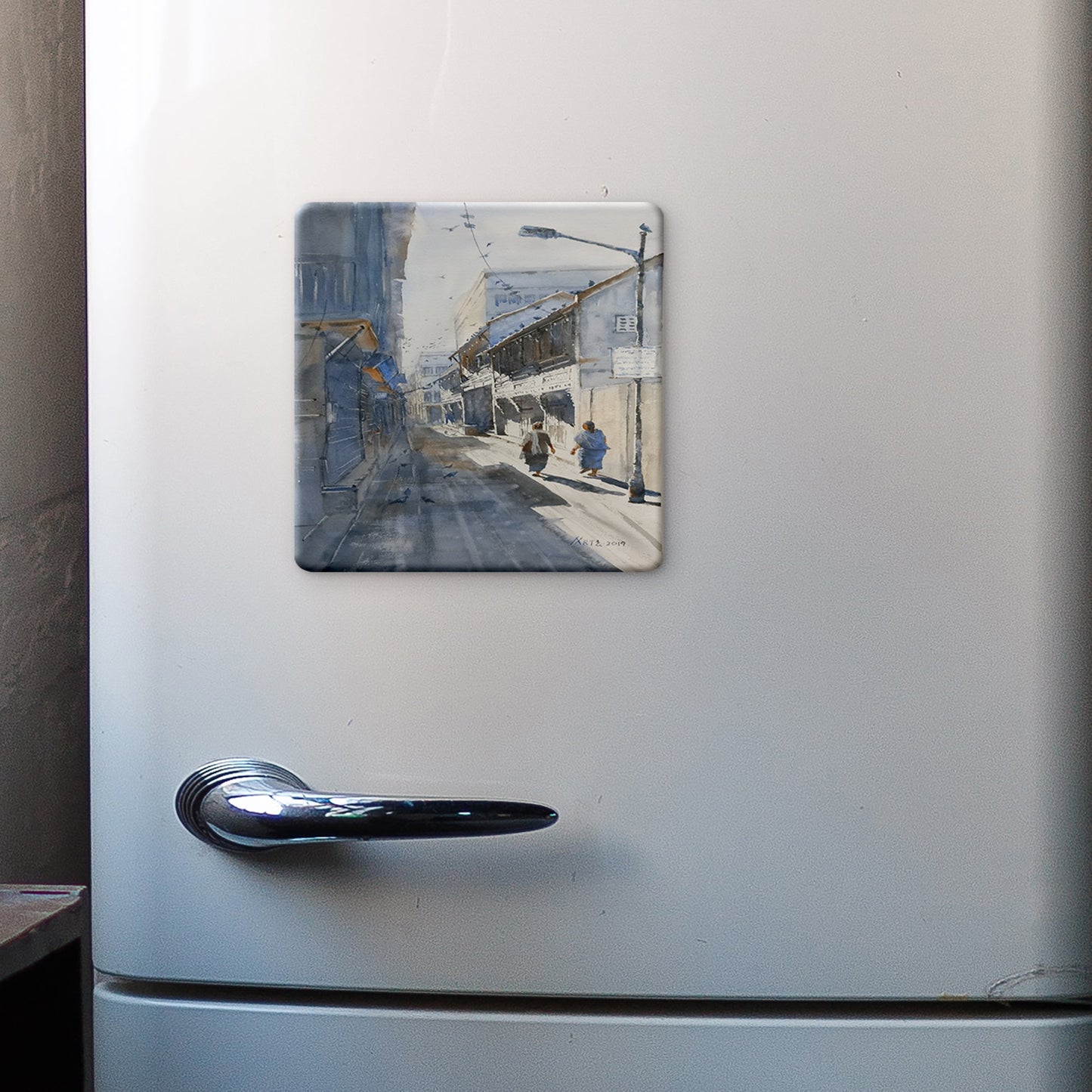 Narrow lanes of Ahmedabad Photo Magnet (Pack of 5)