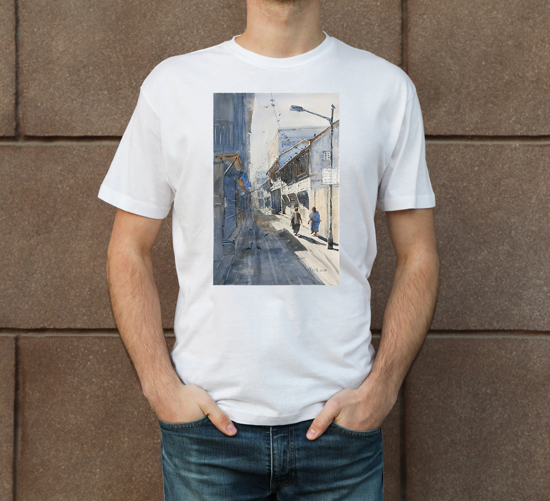 Narrow lanes of Ahmedabad Men's Crew Neck T-Shirt