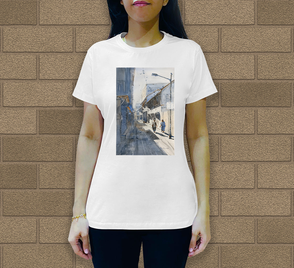 Narrow lanes of Ahmedabad Women's Crew Neck T-Shirt