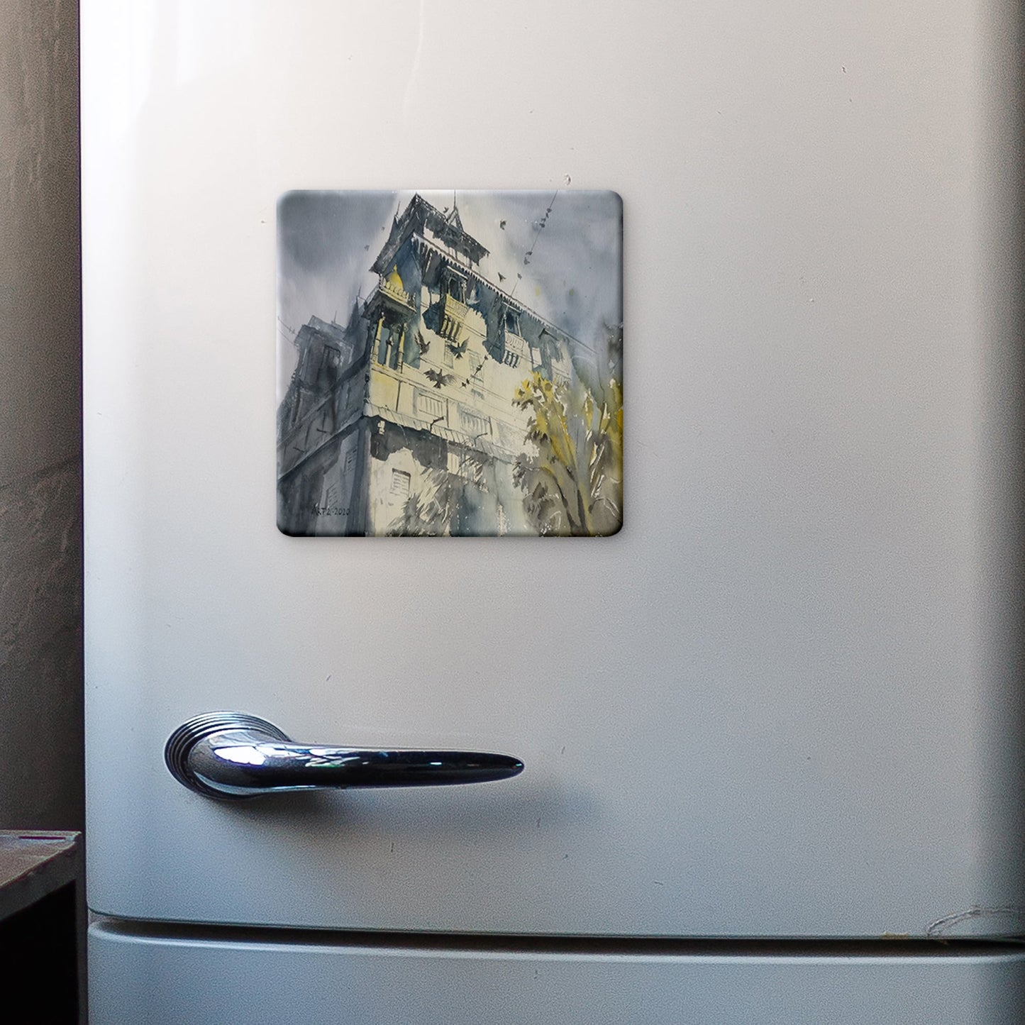 Part of the Swaminarayan Temple Photo Magnet (Pack of 5)