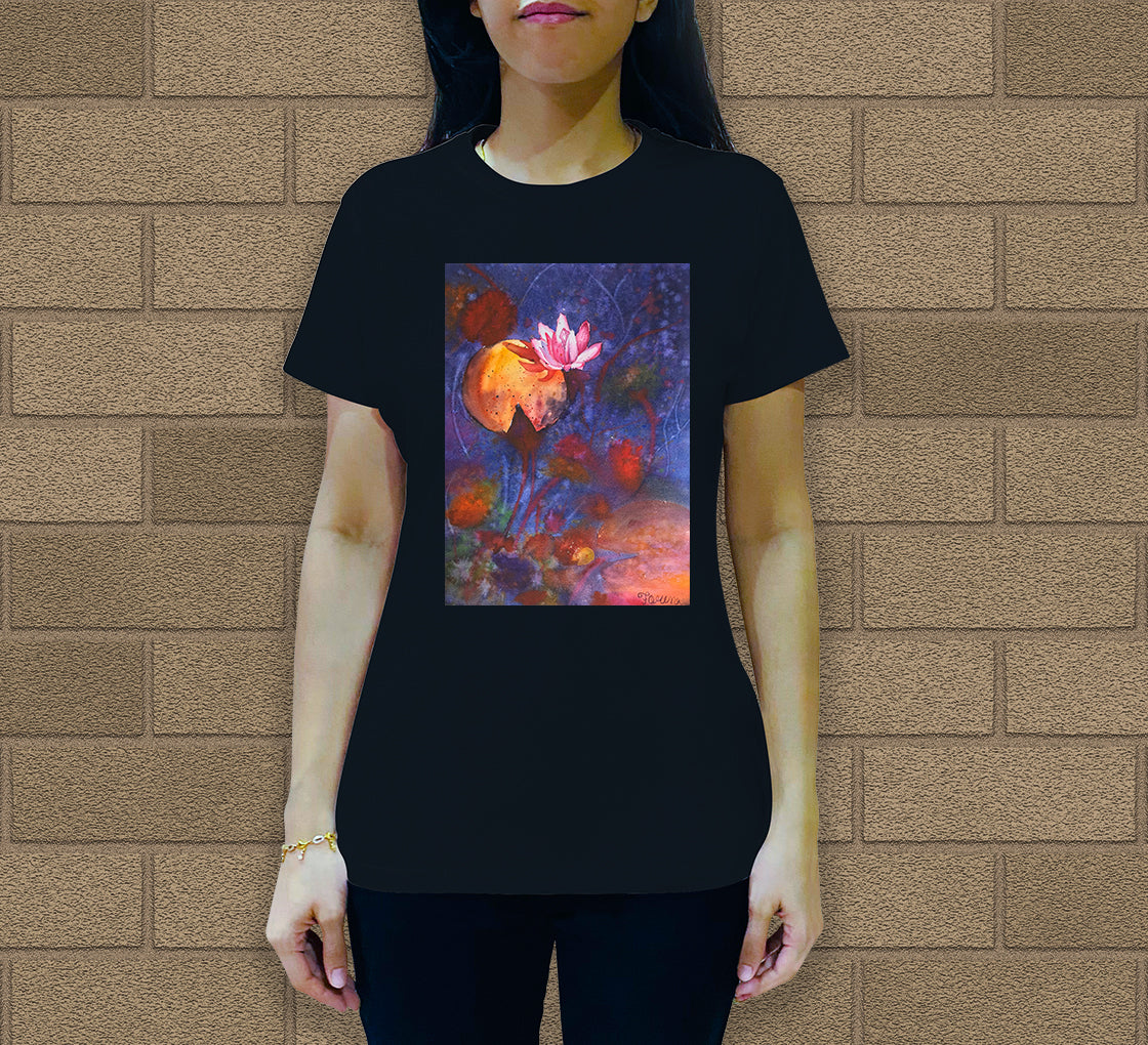 Lotus 2 Women's Crew Neck T-Shirt