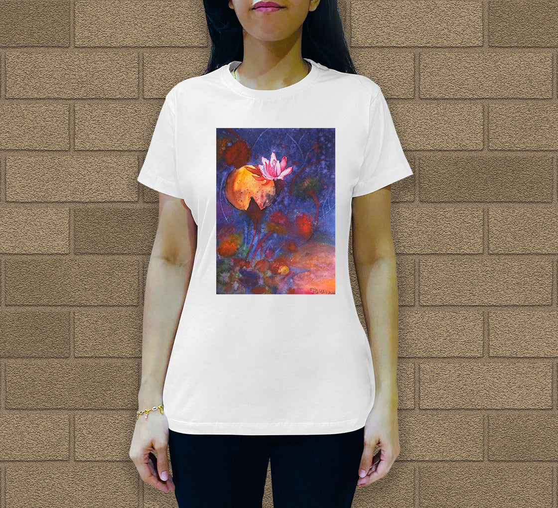 Lotus 2 Women's Crew Neck T-Shirt