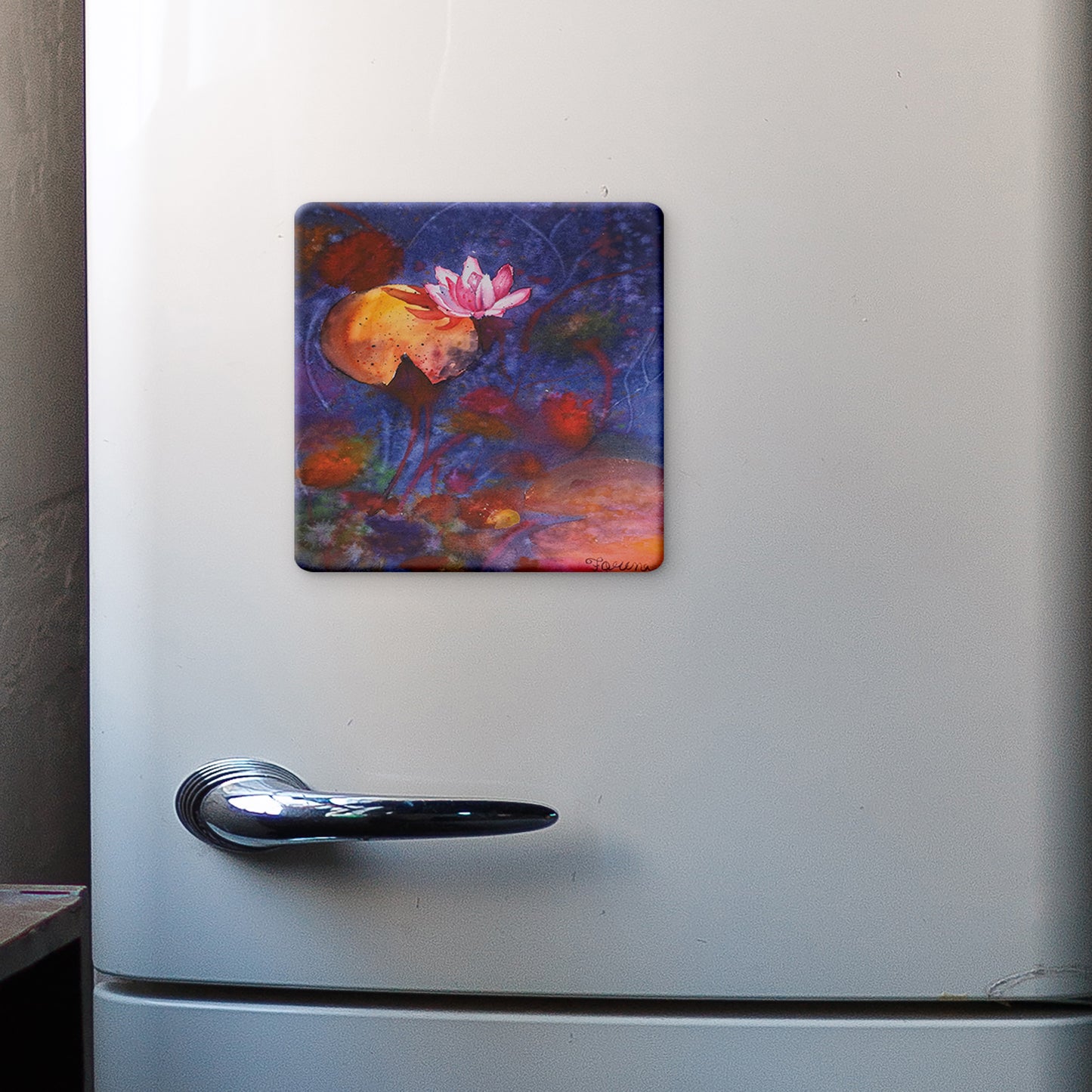 Lotus-2 Photo Magnet (Pack of 5)