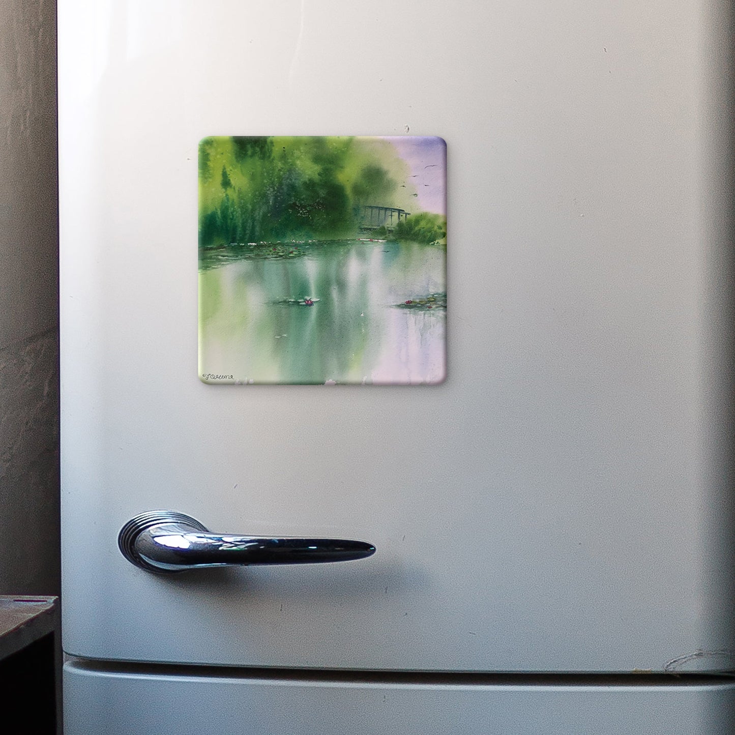 Landscape in Ahmedabad-4 Photo Magnets (Pack of 5)