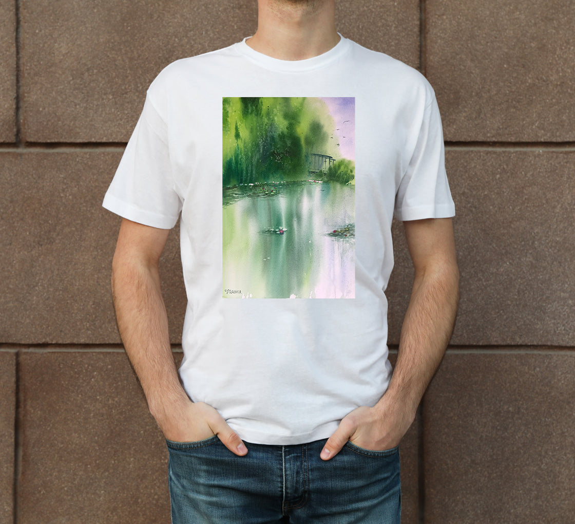 Landscape in Ahmedabad-4 Men's Crew Neck T-Shirt