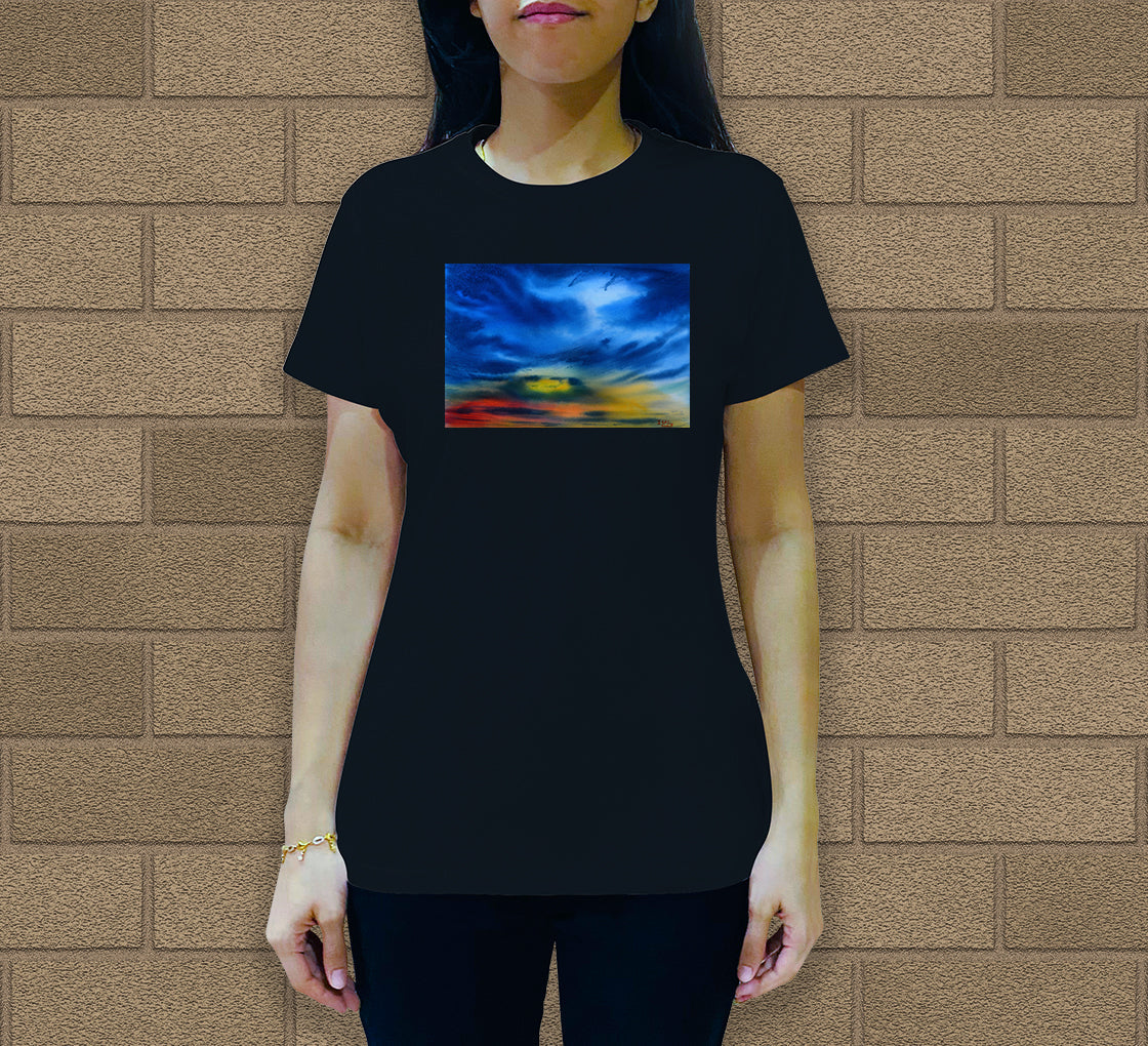 Skyscape-14 Women's Crew Neck T-Shirt