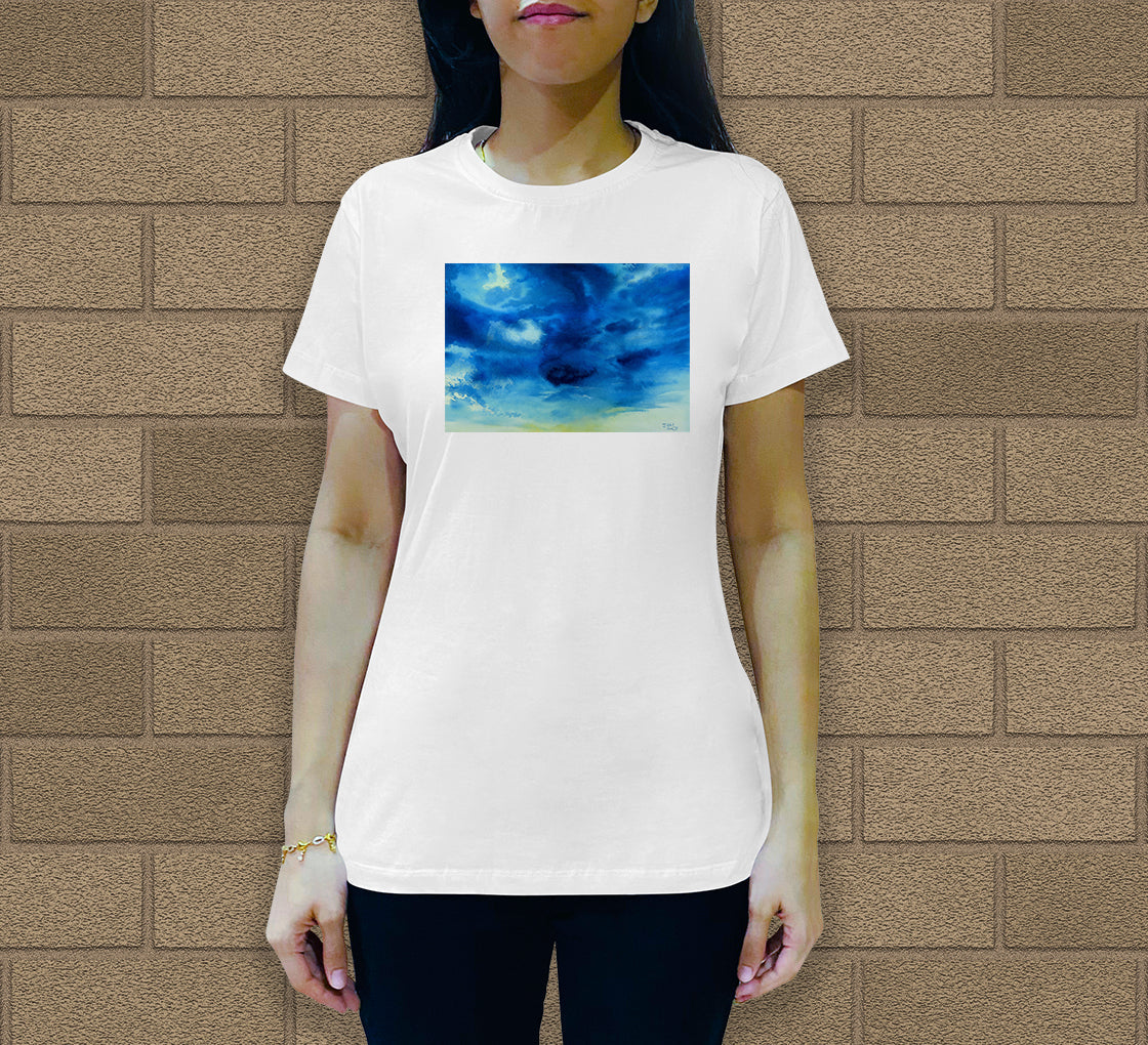 Skyscape-15 Women's Crew Neck T-Shirt