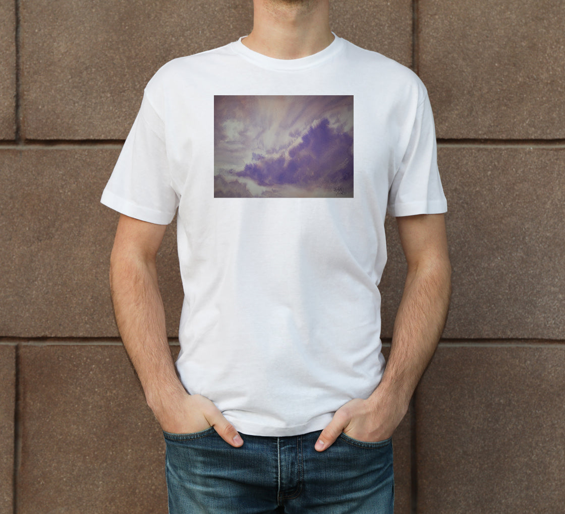 Skyscape-7 Men's Crew Neck T-Shirt