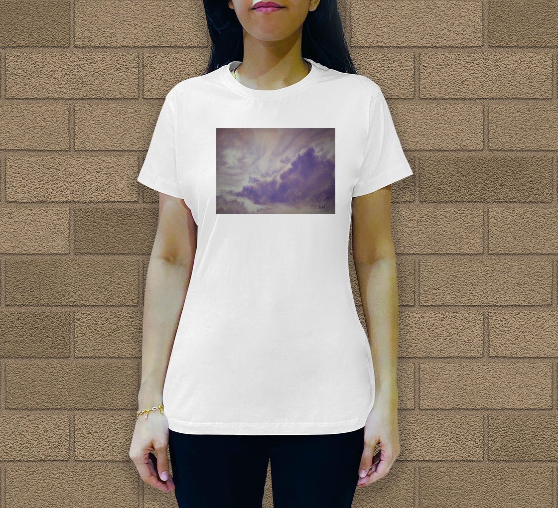 Skyscape-7 Women's Crew Neck T-Shirt