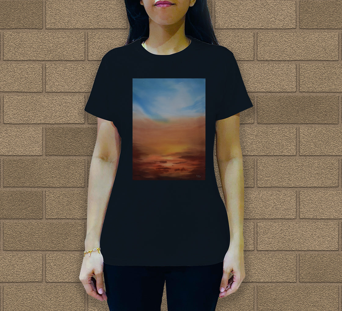 Skyscape-8 Women's Crew Neck T-Shirt