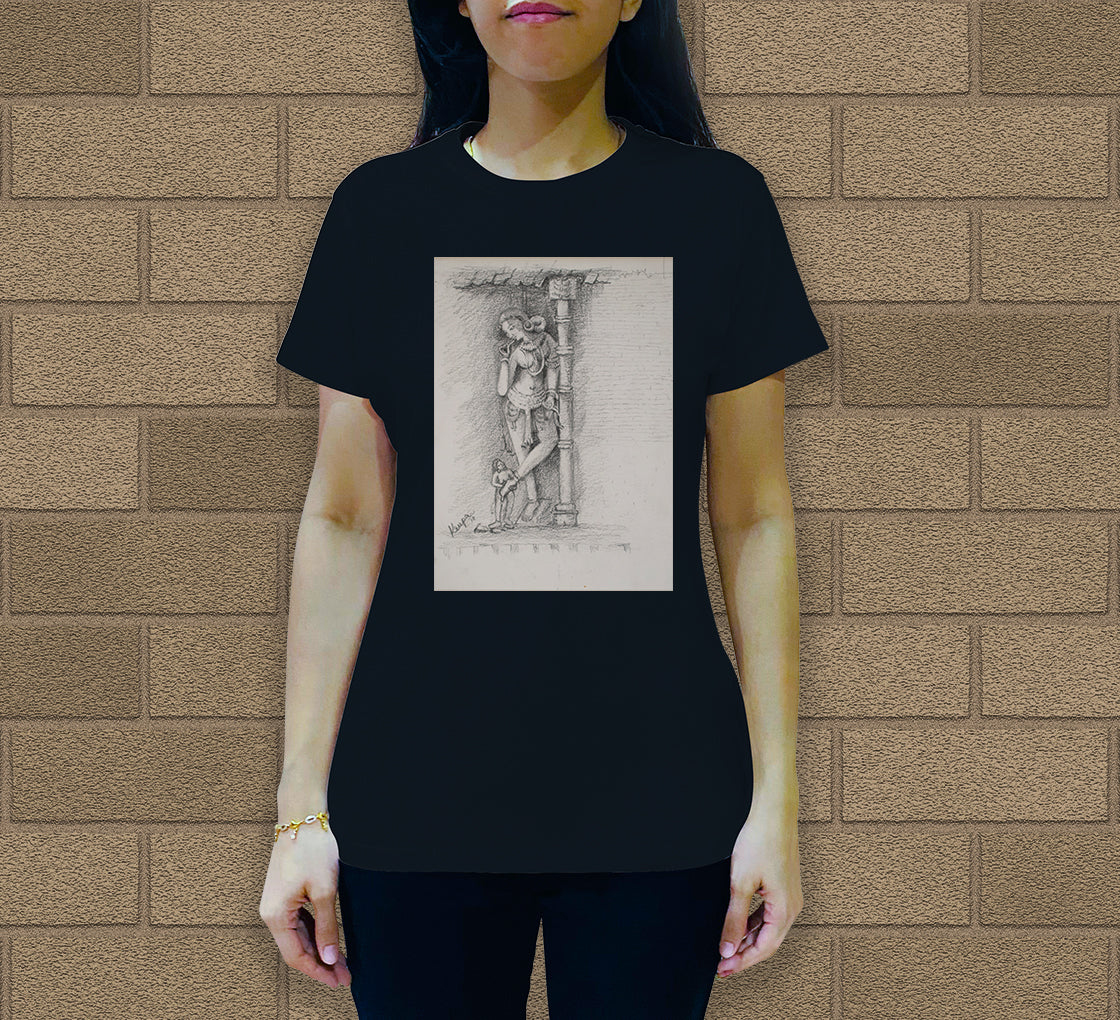 Rani Ki Vav Sculpture Women's T-Shirt