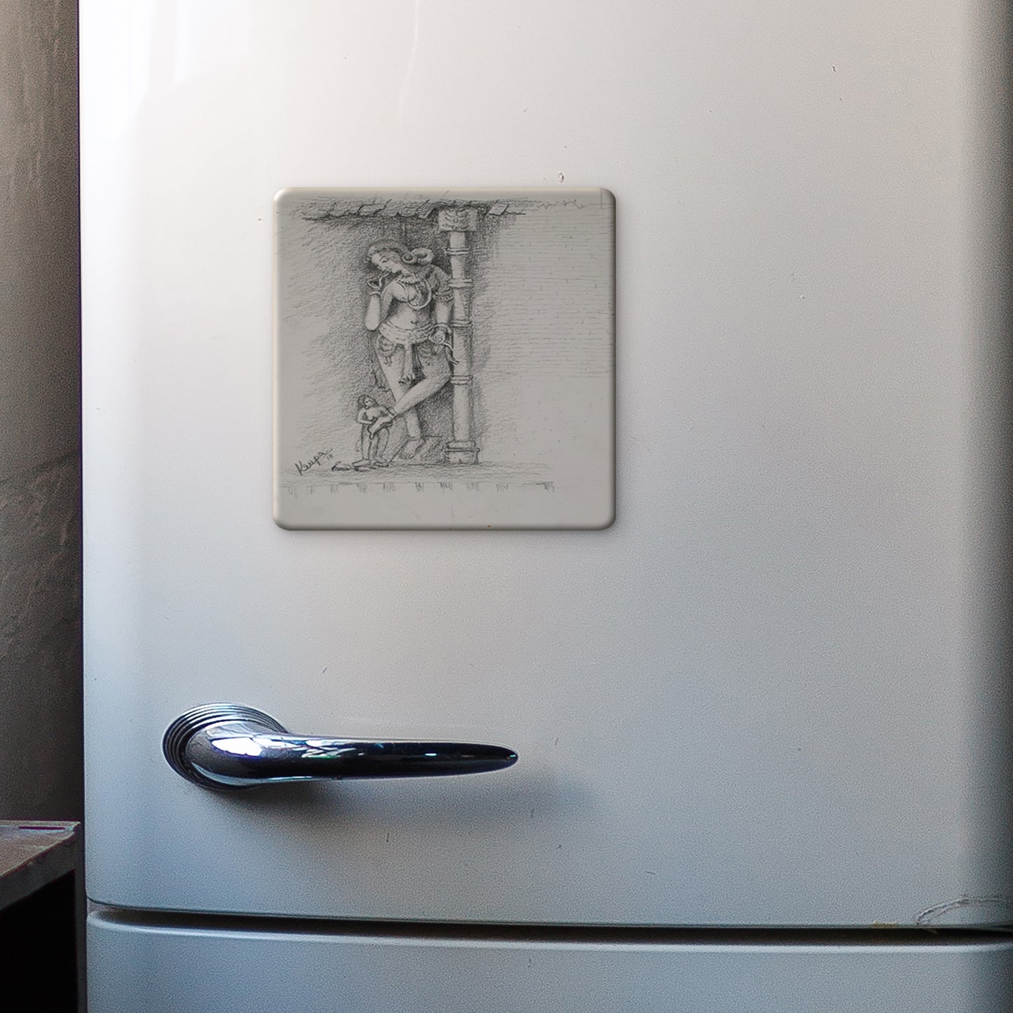 Rani Ki Vav Sculpture Photo Magnet (Pack of 5)