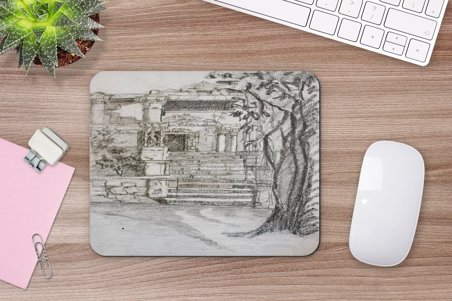 Polo Forest Landscape Mouse Pad
