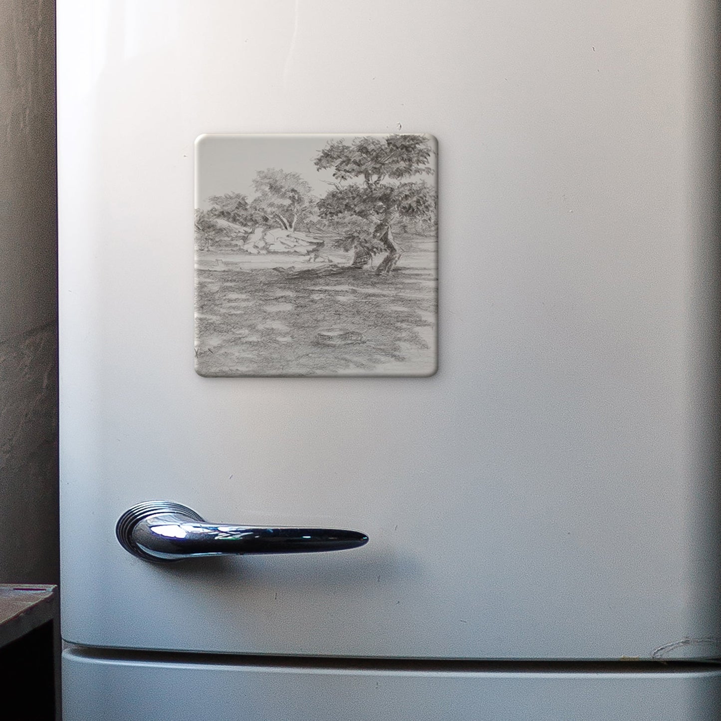 Landscape in Gujarat Photo Magnet (Pack of 5)