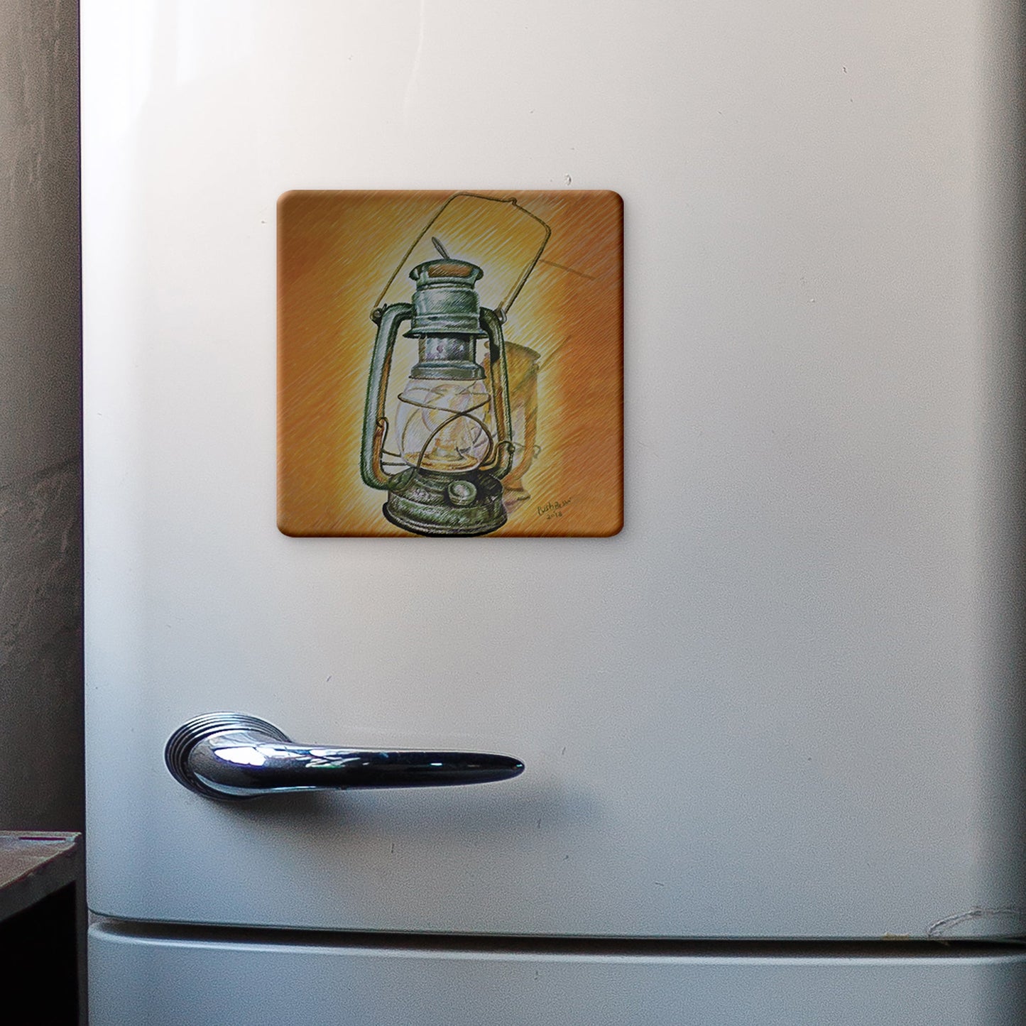 Ancient Lantern Photo Magnet (Pack of 5)