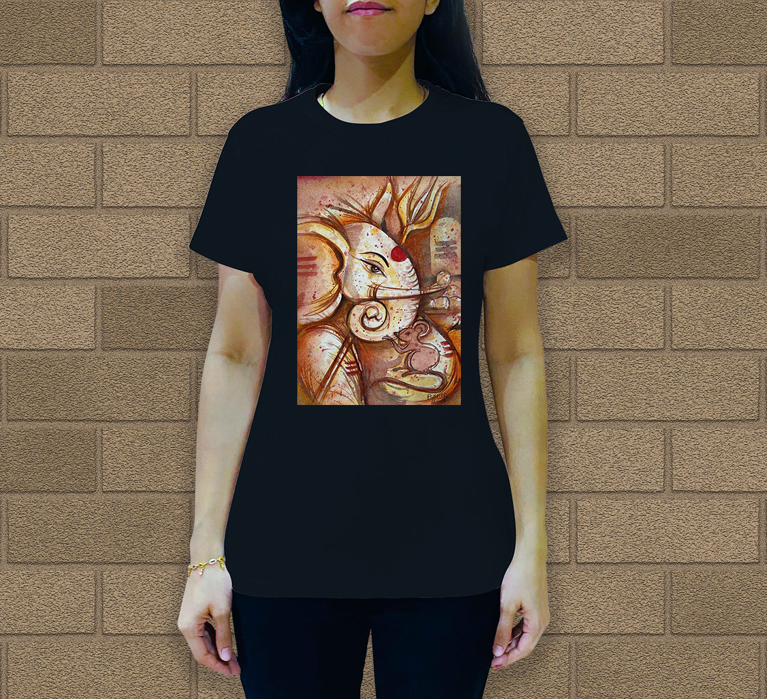 Ganesha 2 Women's Crew Neck T-Shirt