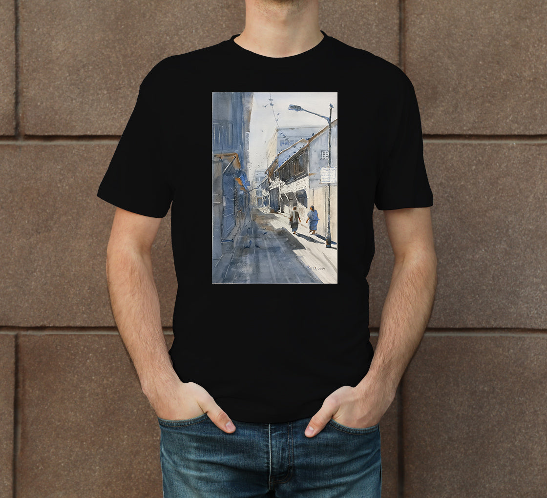 Narrow lanes of Ahmedabad Men's Crew Neck T-Shirt