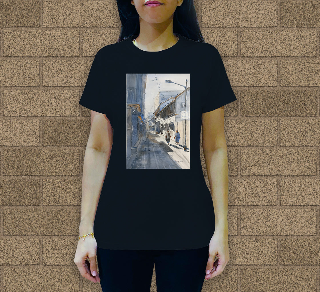 Narrow lanes of Ahmedabad Women's Crew Neck T-Shirt