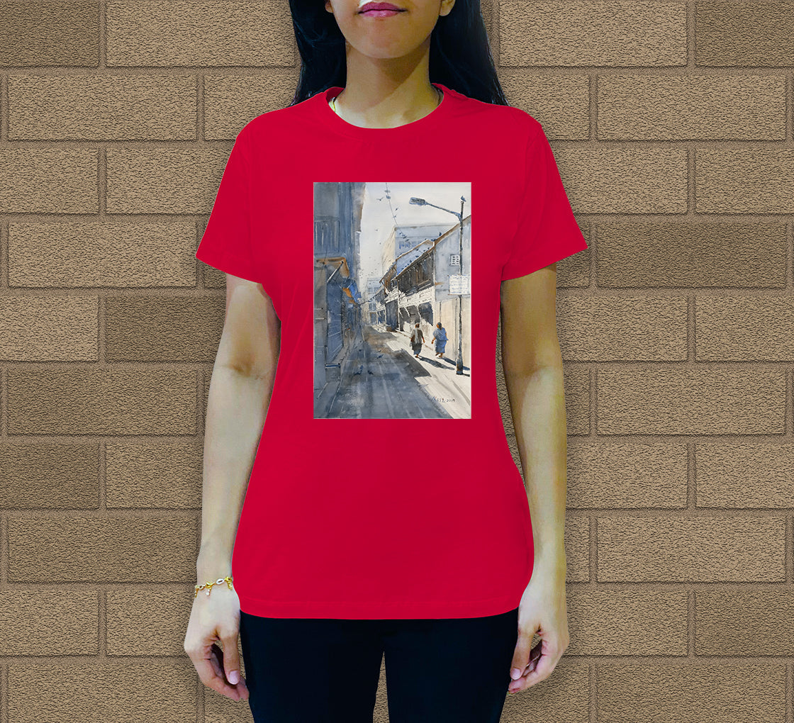 Narrow lanes of Ahmedabad Women's Crew Neck T-Shirt
