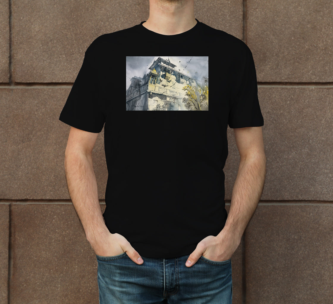 Part of the Swaminarayan Temple Men's Crew Neck T-Shirt