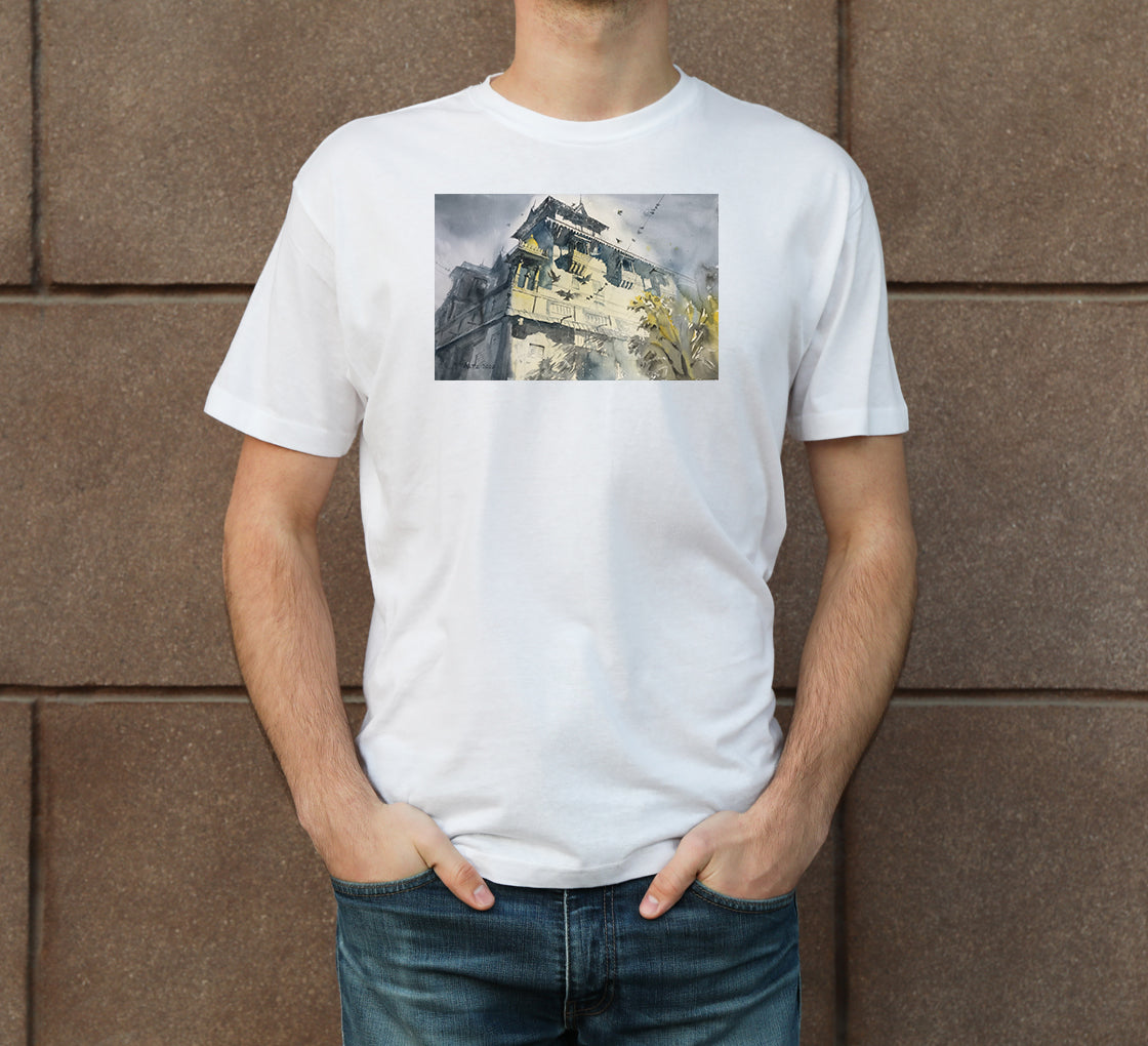 Part of the Swaminarayan Temple Men's Crew Neck T-Shirt