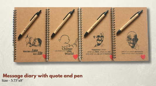 Message Diary and Pen