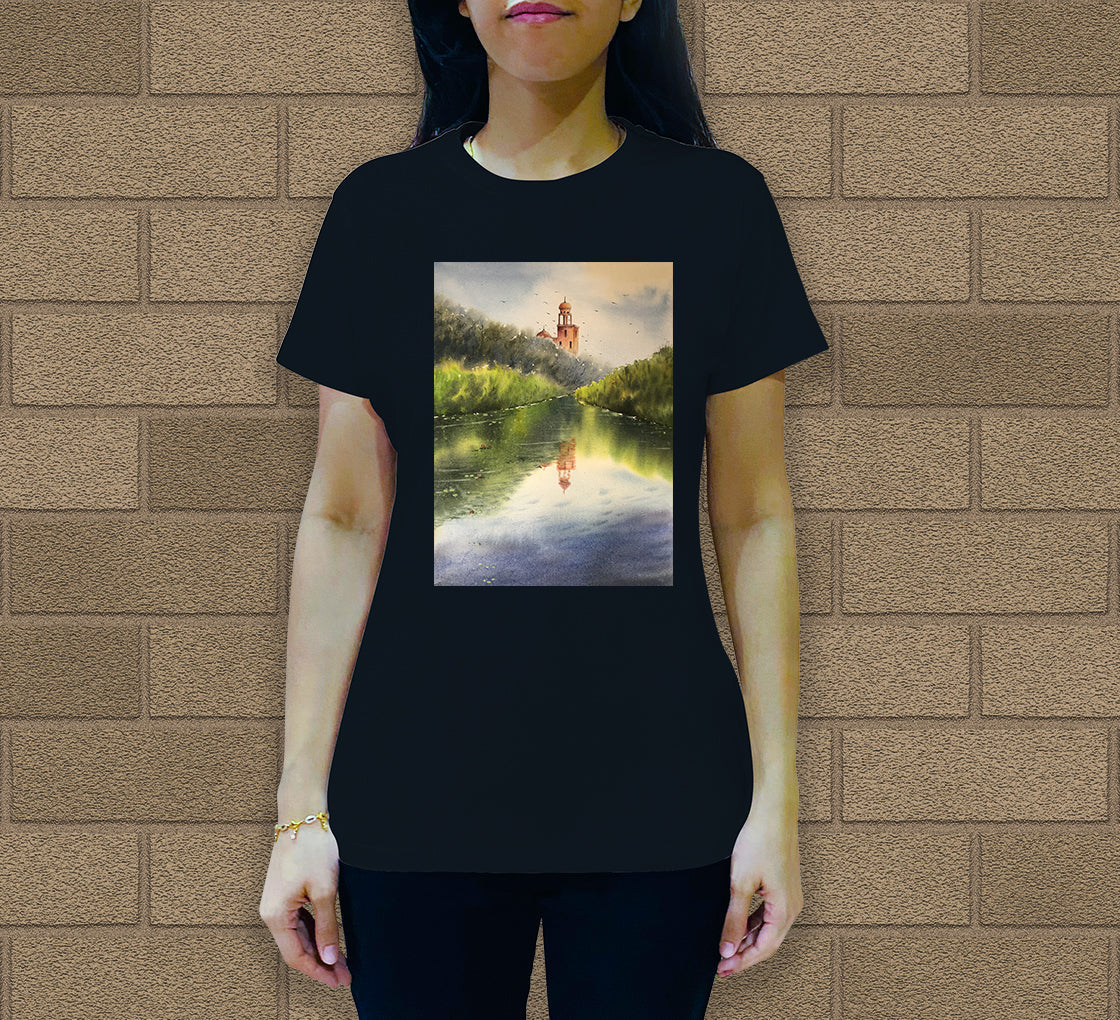 Landscape in Ahmedabad-2 Women's Crew Neck T-Shirt