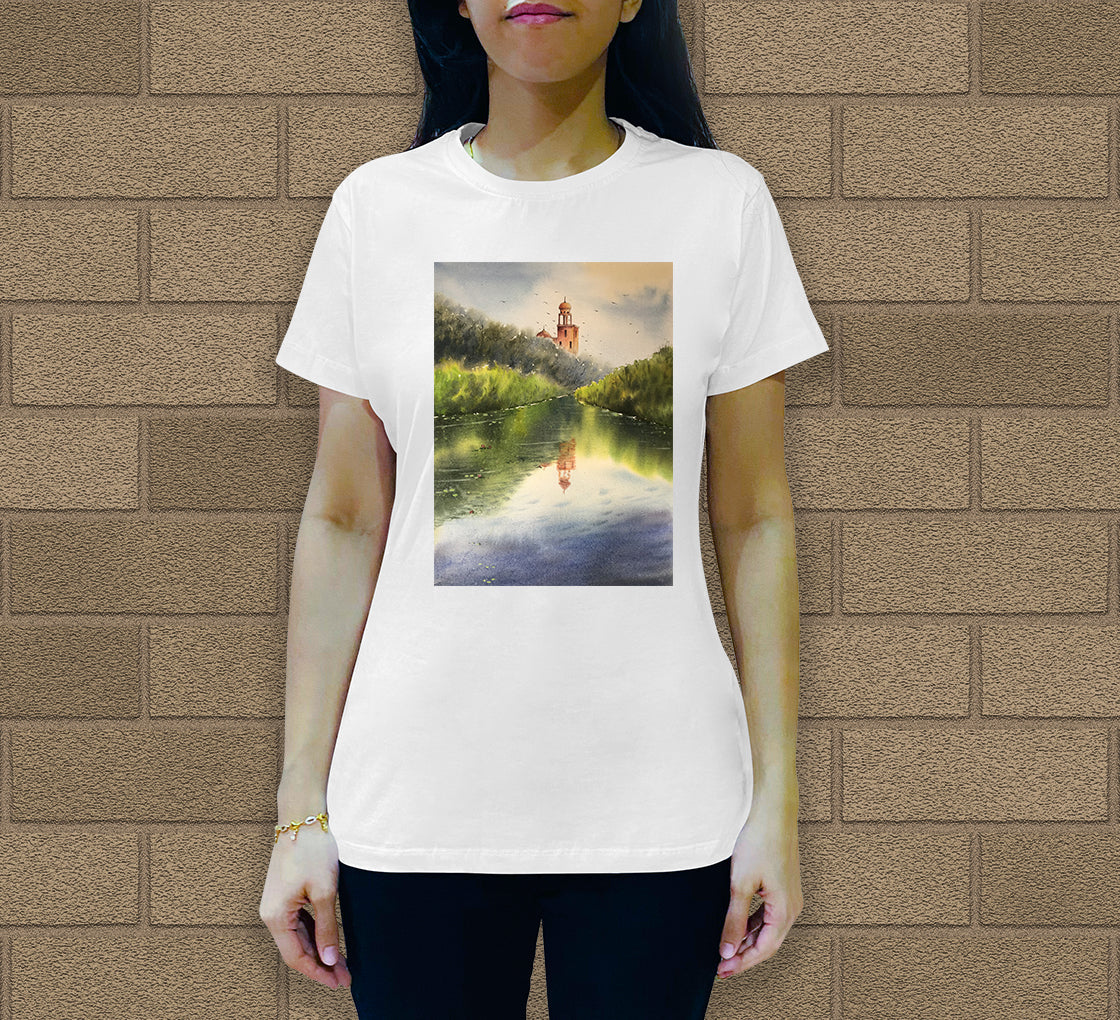 Landscape in Ahmedabad-2 Women's Crew Neck T-Shirt