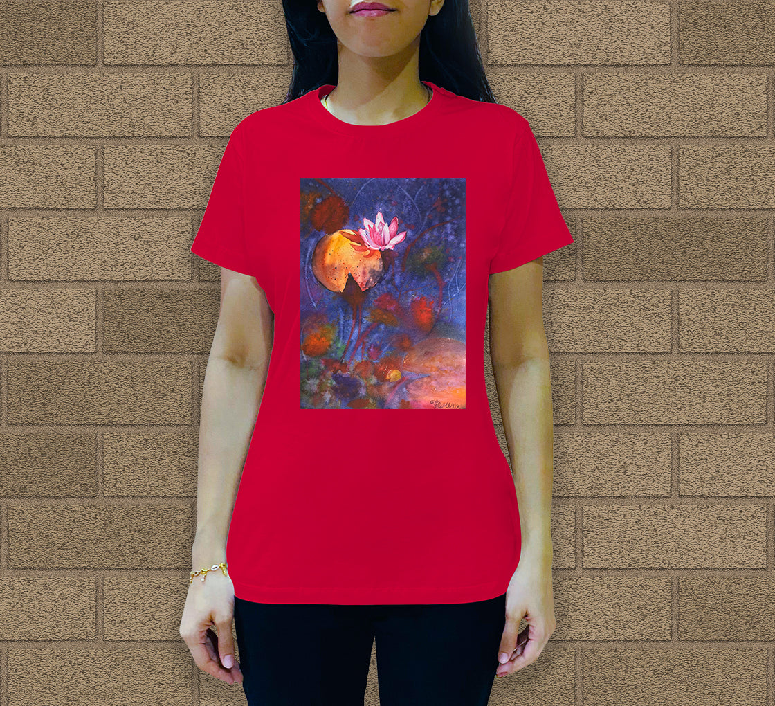 Lotus 2 Women's Crew Neck T-Shirt