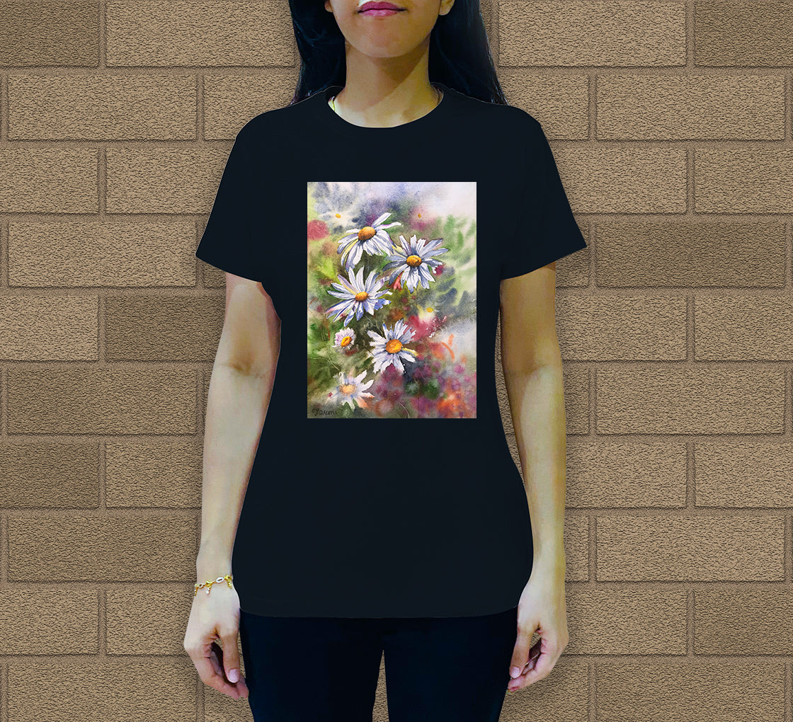 Daisies Women's Crew Neck T-Shirt