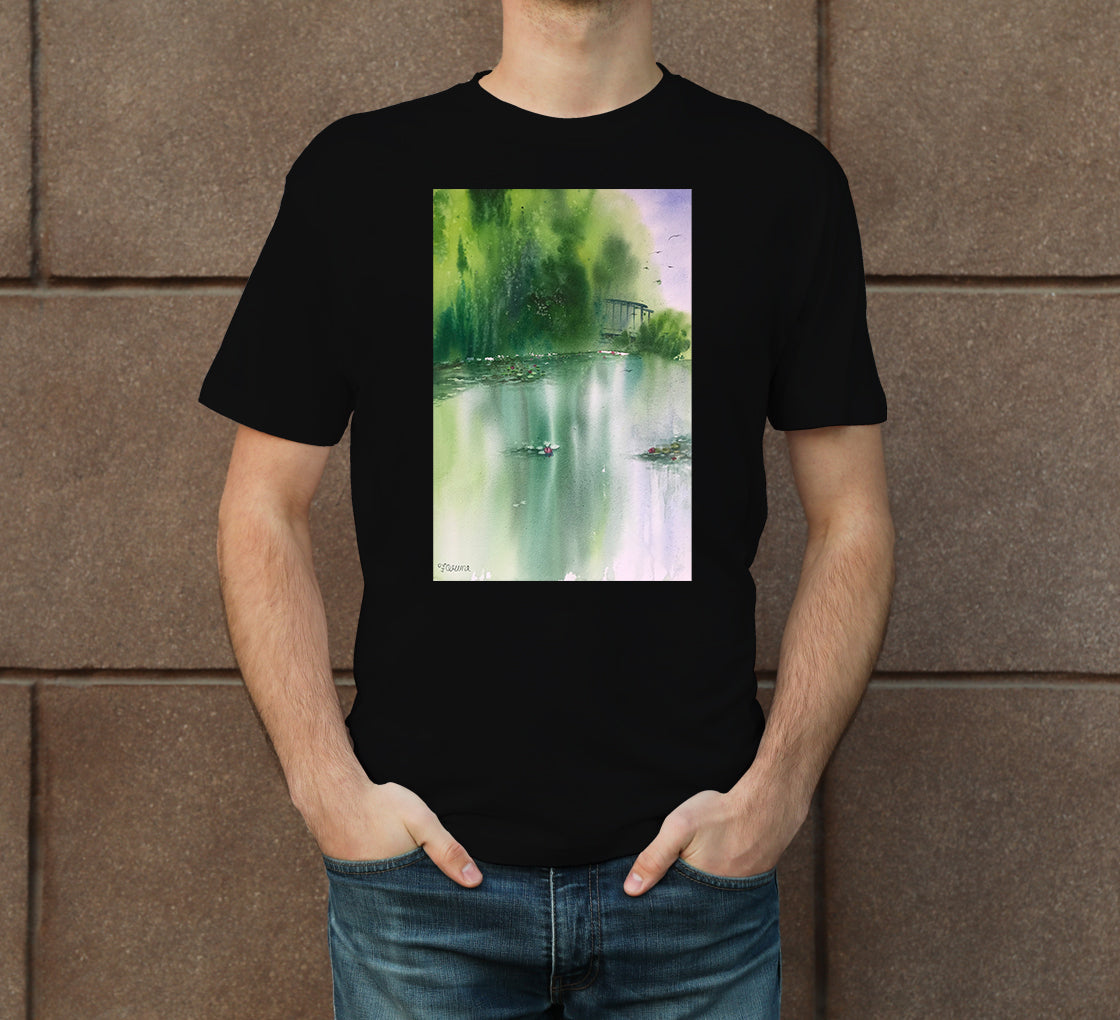 Landscape in Ahmedabad-4 Men's Crew Neck T-Shirt