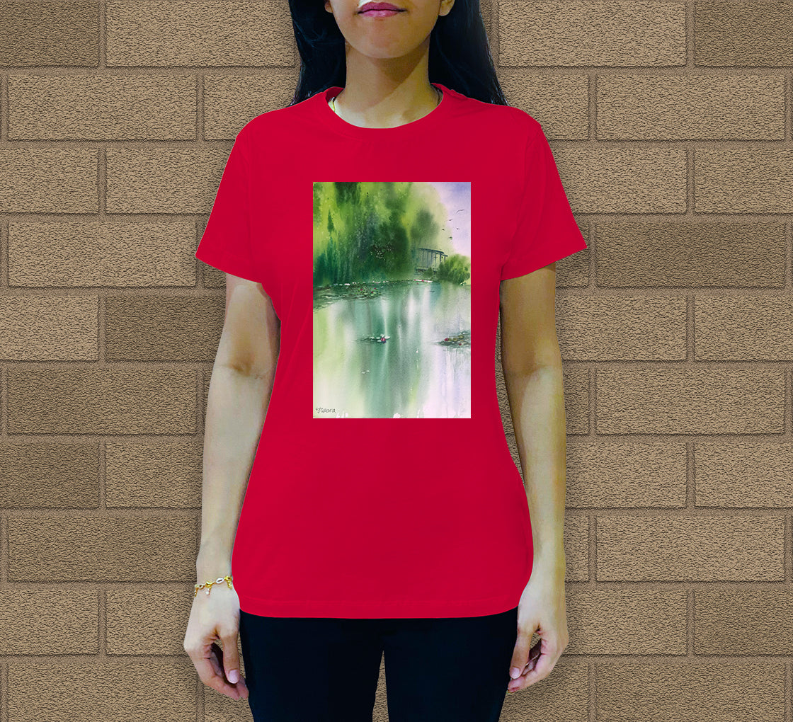 Landscape in Ahmedabad-4 Women's Crew Neck T-Shirt