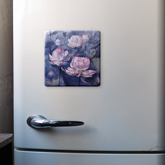 Lotus-5 Photo Magnet (Pack of 5)