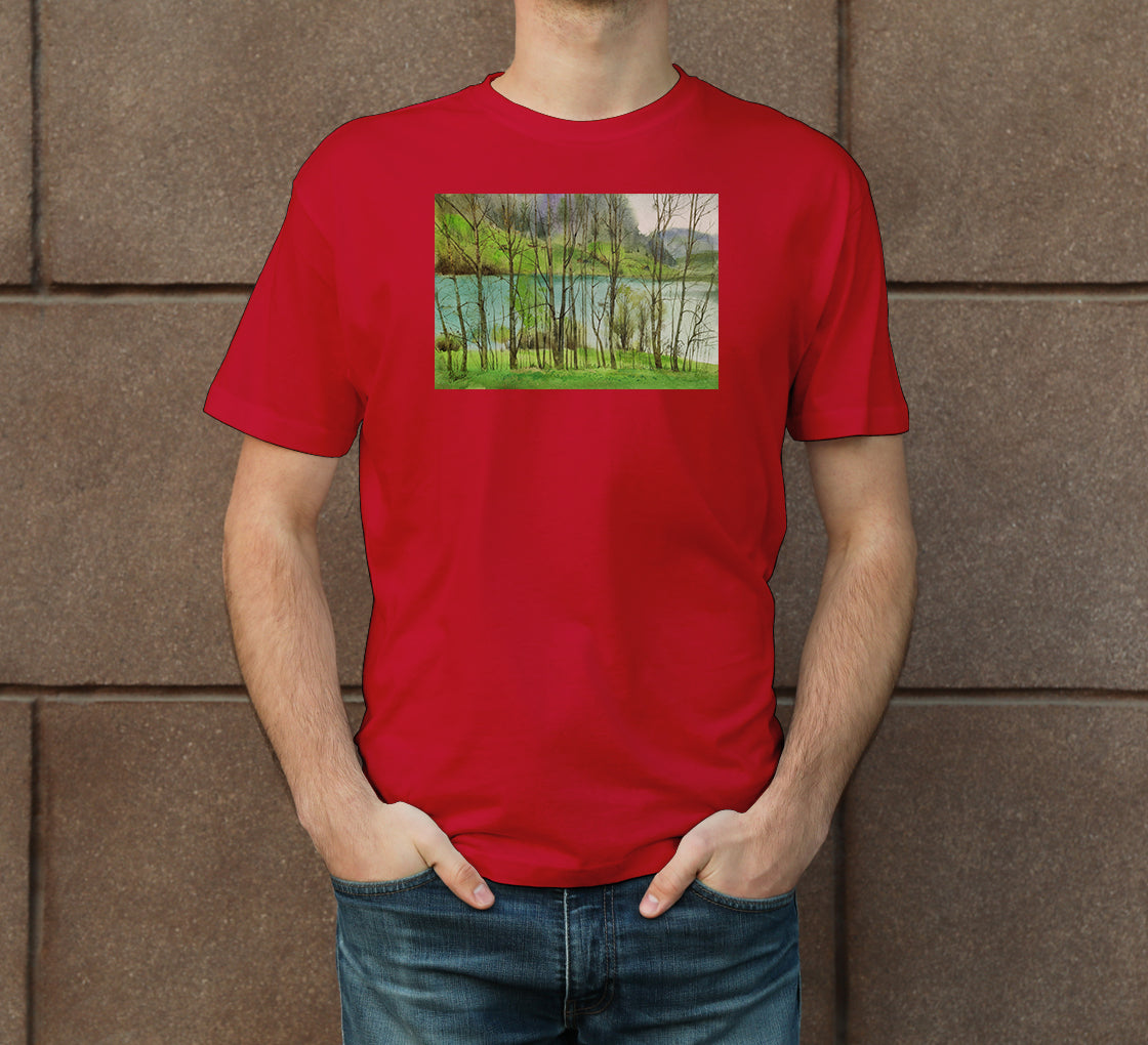 Landscape 1 Men's Crew Neck T-Shirt