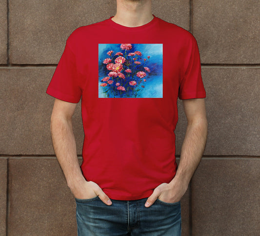 Flowers-3 Men's Crew Neck T-Shirt