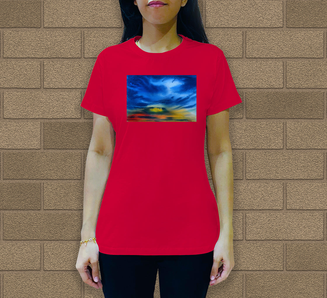Skyscape-14 Women's Crew Neck T-Shirt