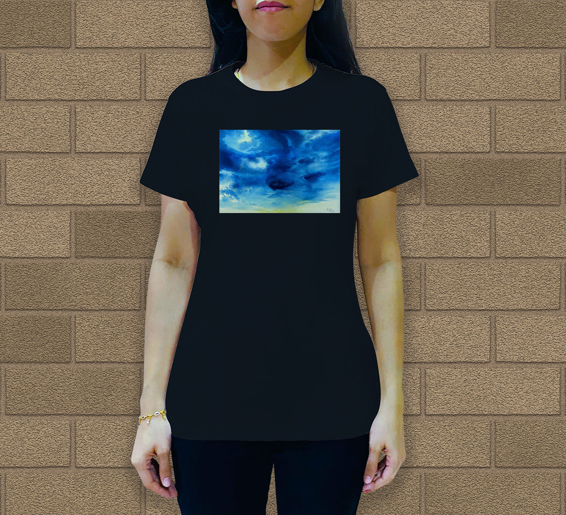 Skyscape-15 Women's Crew Neck T-Shirt