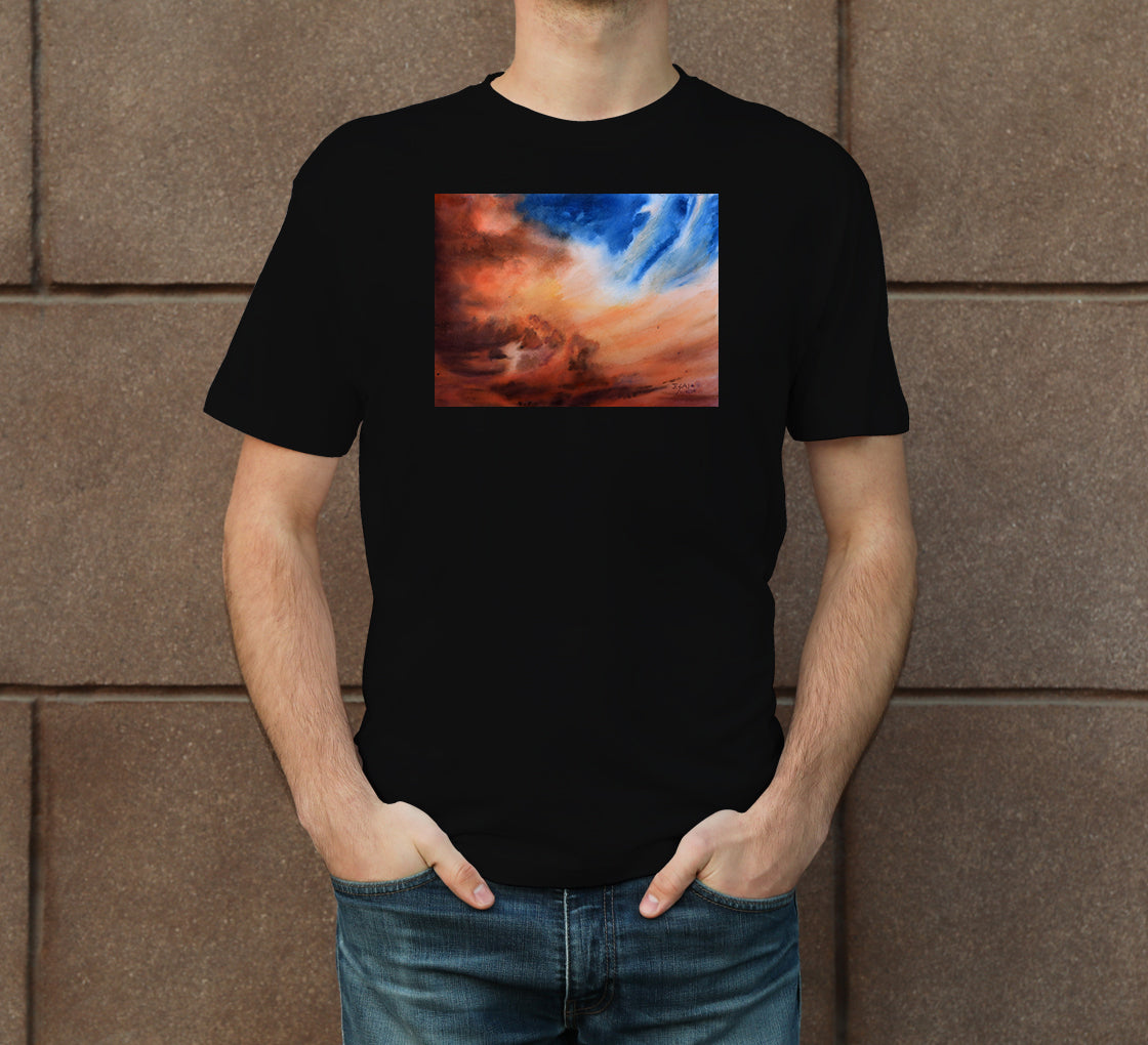 Skyscape-17 Men's Crew Neck T-Shirt