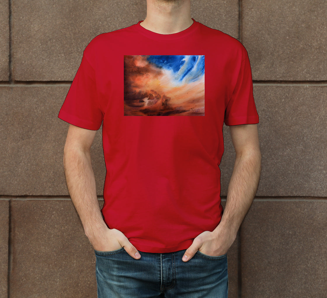 Skyscape-17 Men's Crew Neck T-Shirt