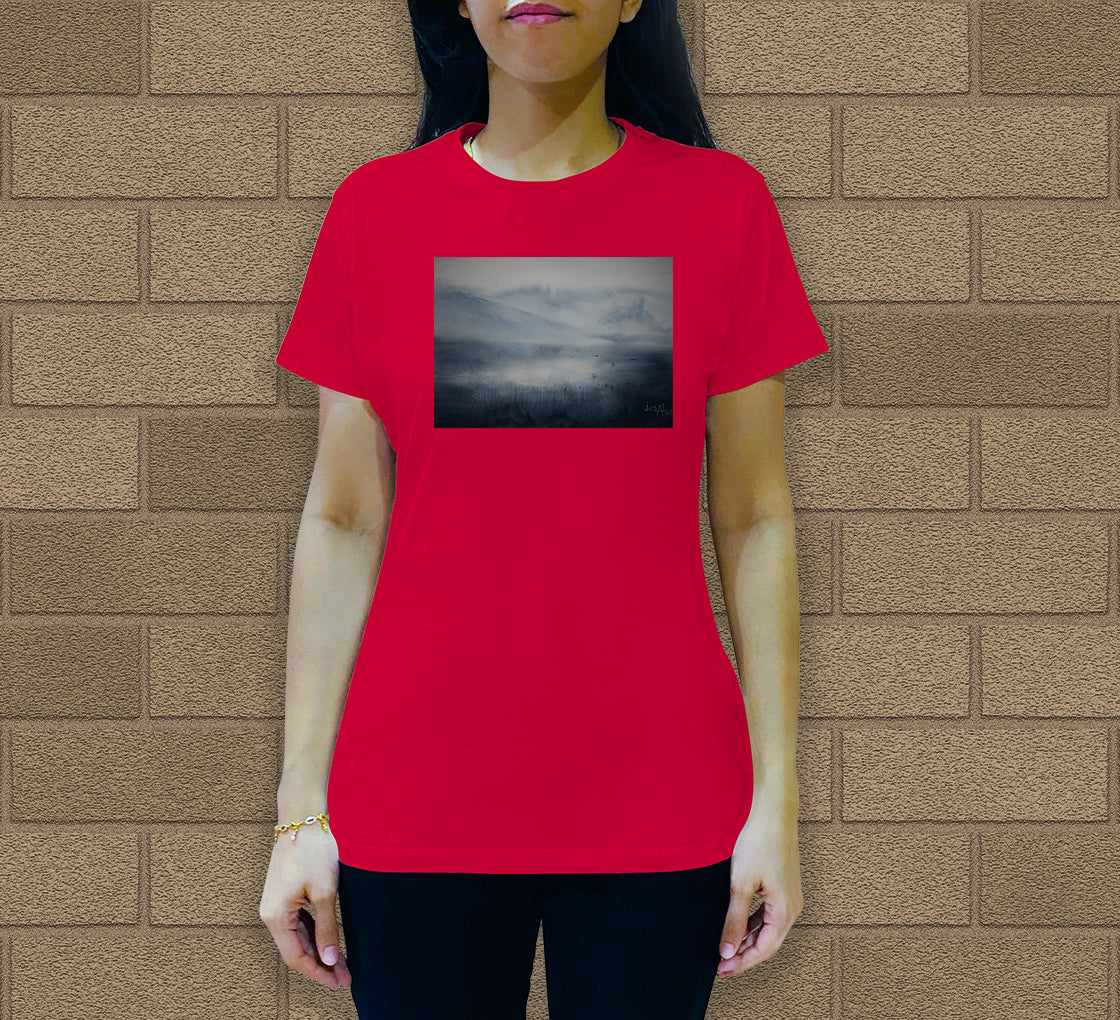 Skyscape-6 Women's Crew Neck T-Shirt