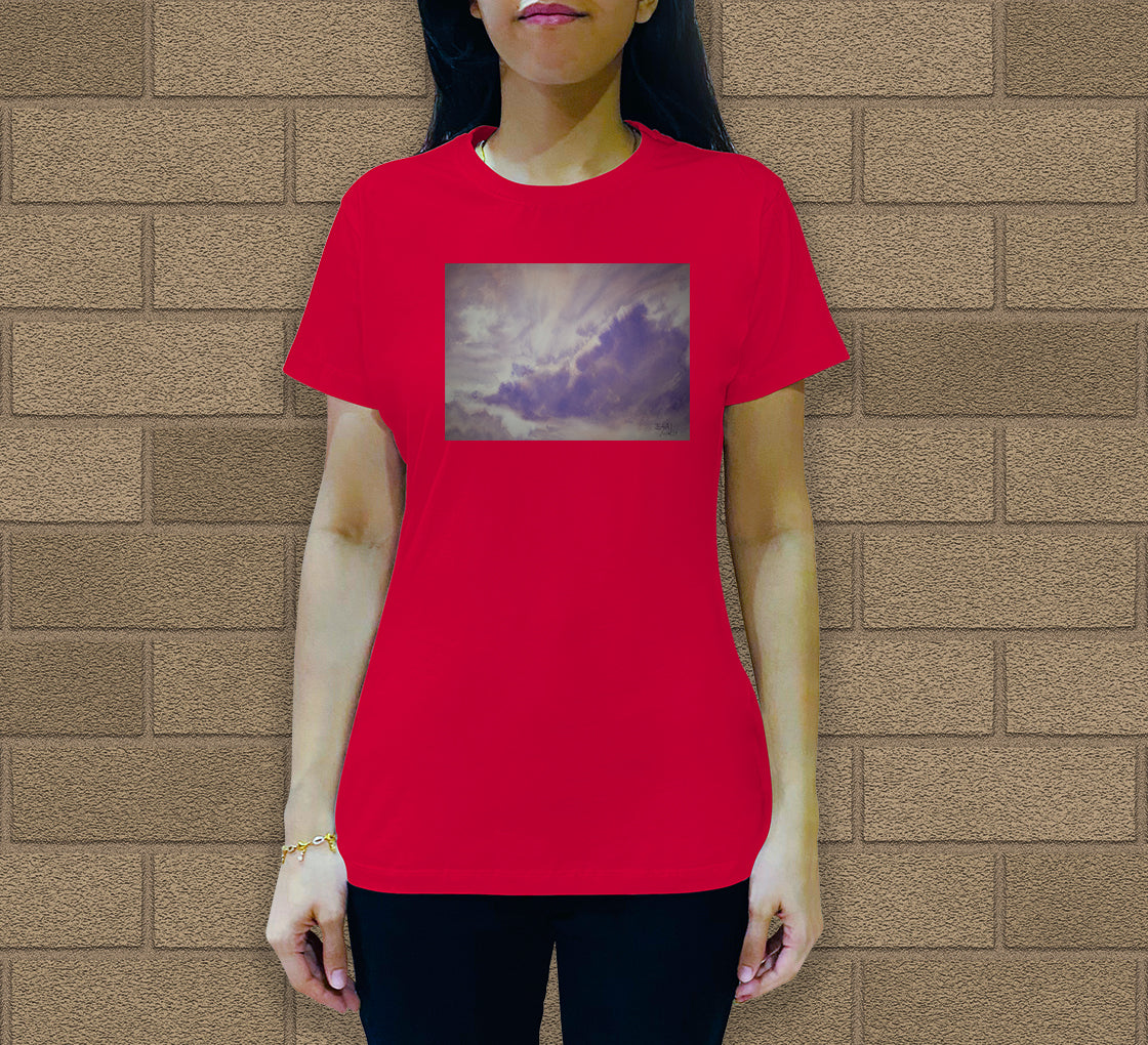 Skyscape-7 Women's Crew Neck T-Shirt