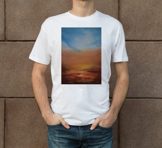 Skyscape-8 Men's Crew Neck T-Shirt