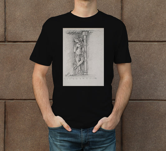 Rani Ki Vav Sculpture Men's Crew Neck T-Shirt