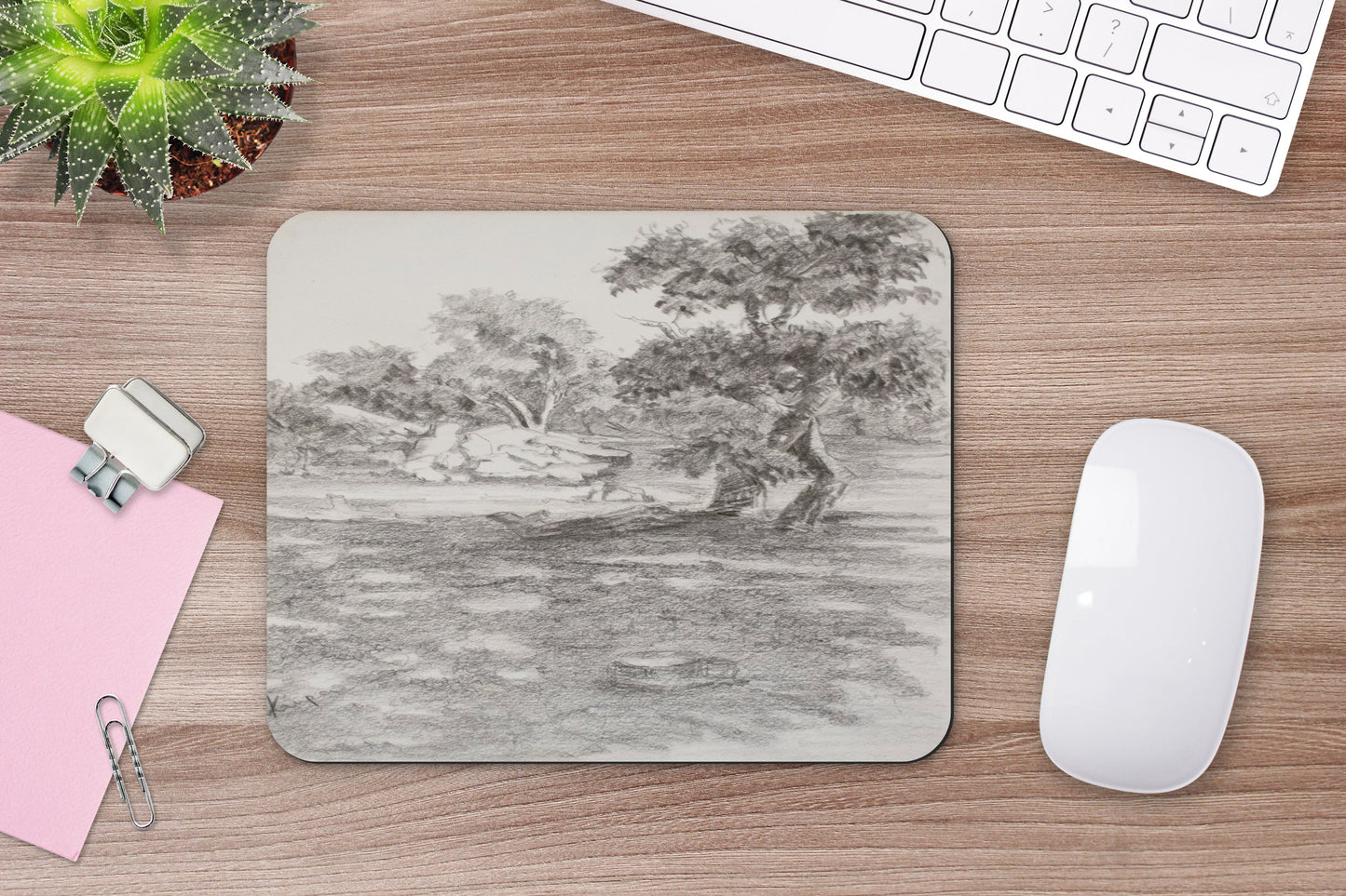 Landscape in Gujarat Mouse Pad