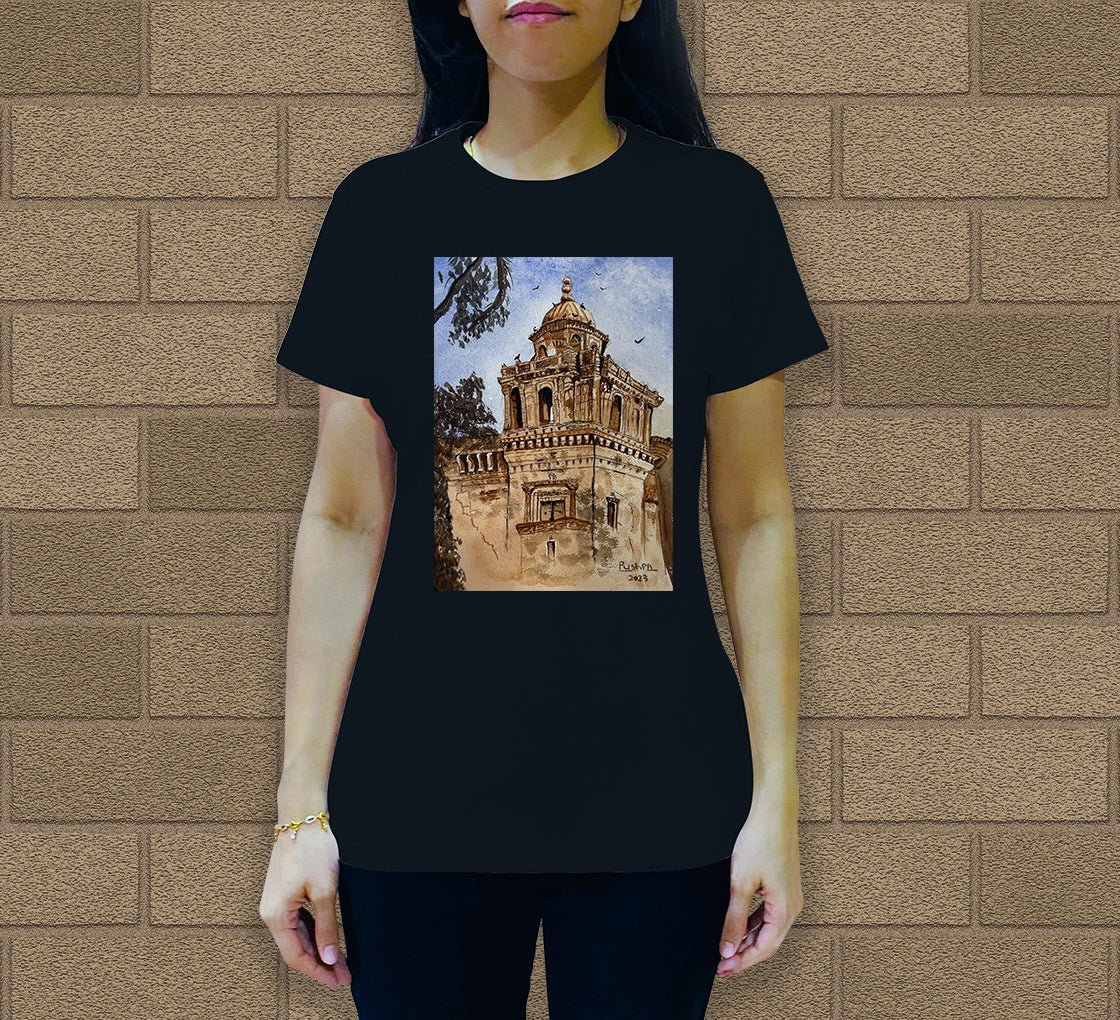 Palace in Bhuj Women's Crew Neck T-Shirt