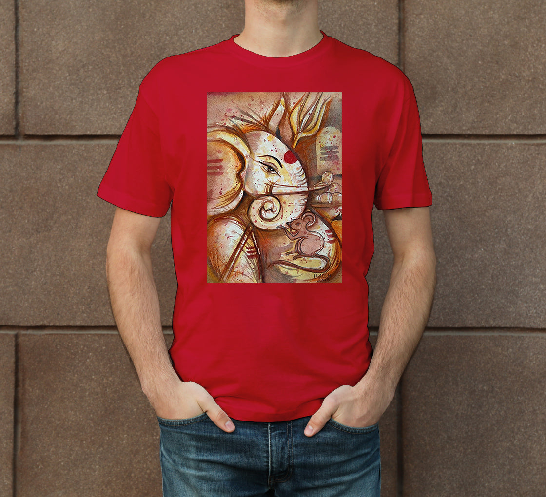 Ganesha 2 Men's Crew Neck T-Shirt