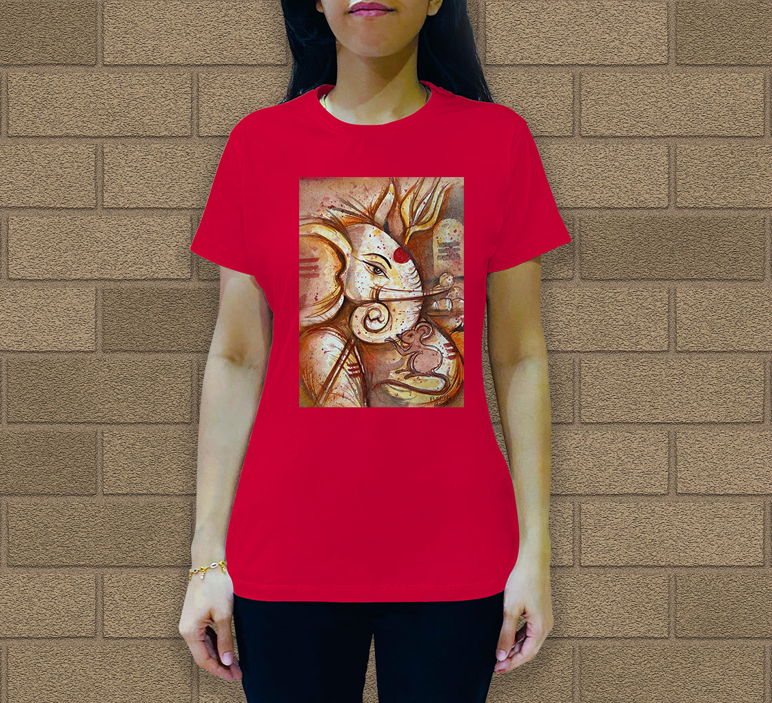 Ganesha 2 Women's Crew Neck T-Shirt