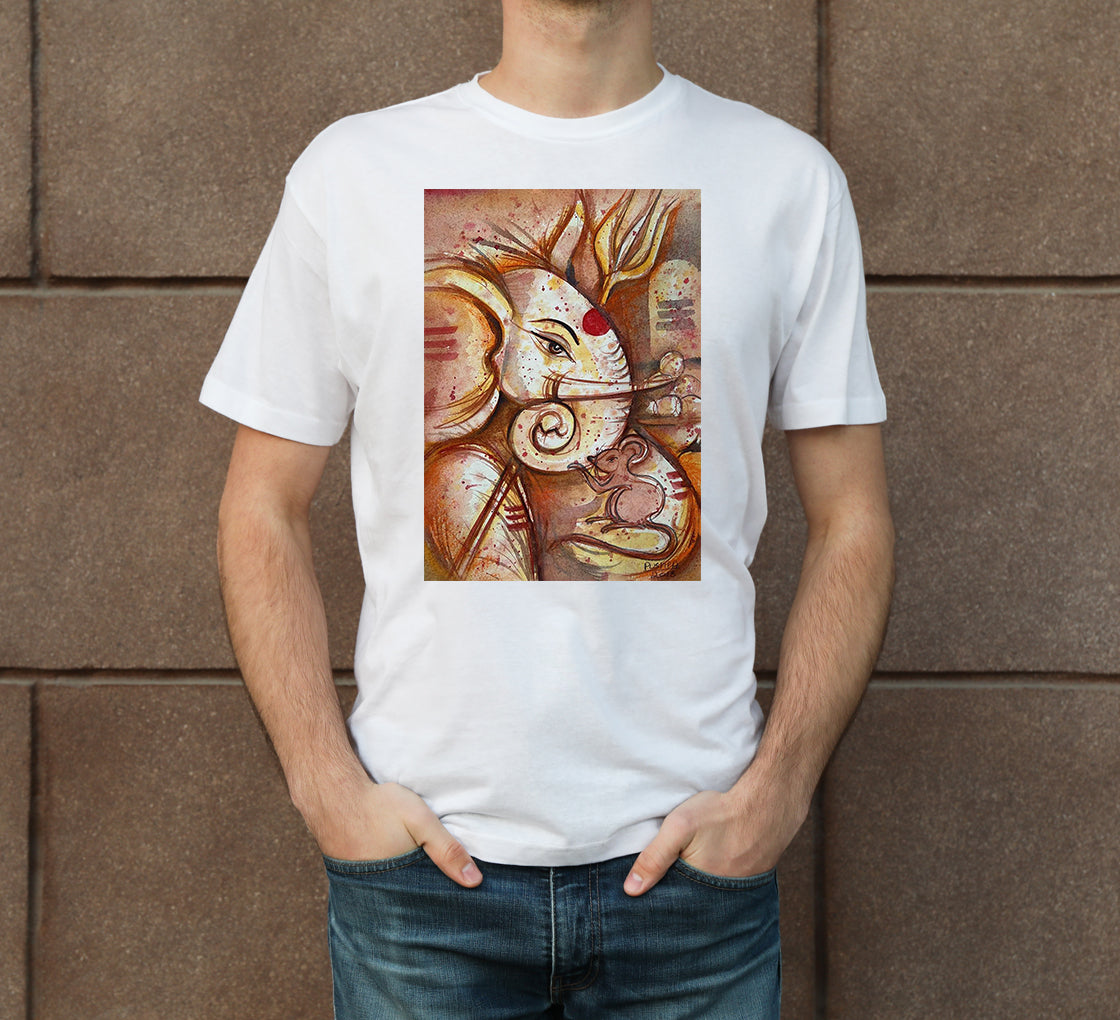 Ganesha 2 Men's Crew Neck T-Shirt