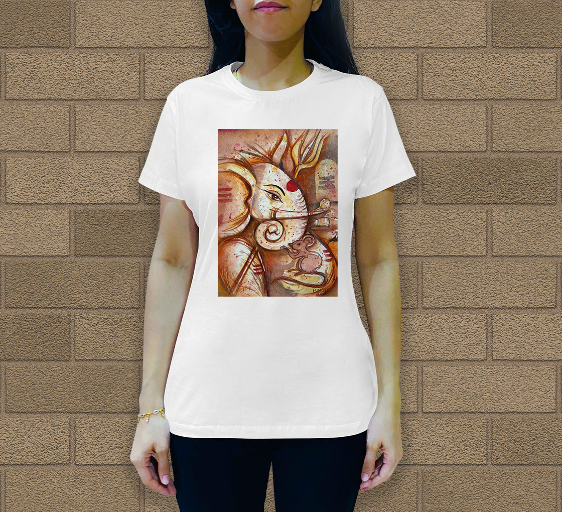 Ganesha 2 Women's Crew Neck T-Shirt